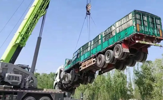 德城区道路脱困救援案例